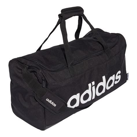 adidas Linear Duffle Bag Gr. M Schwar